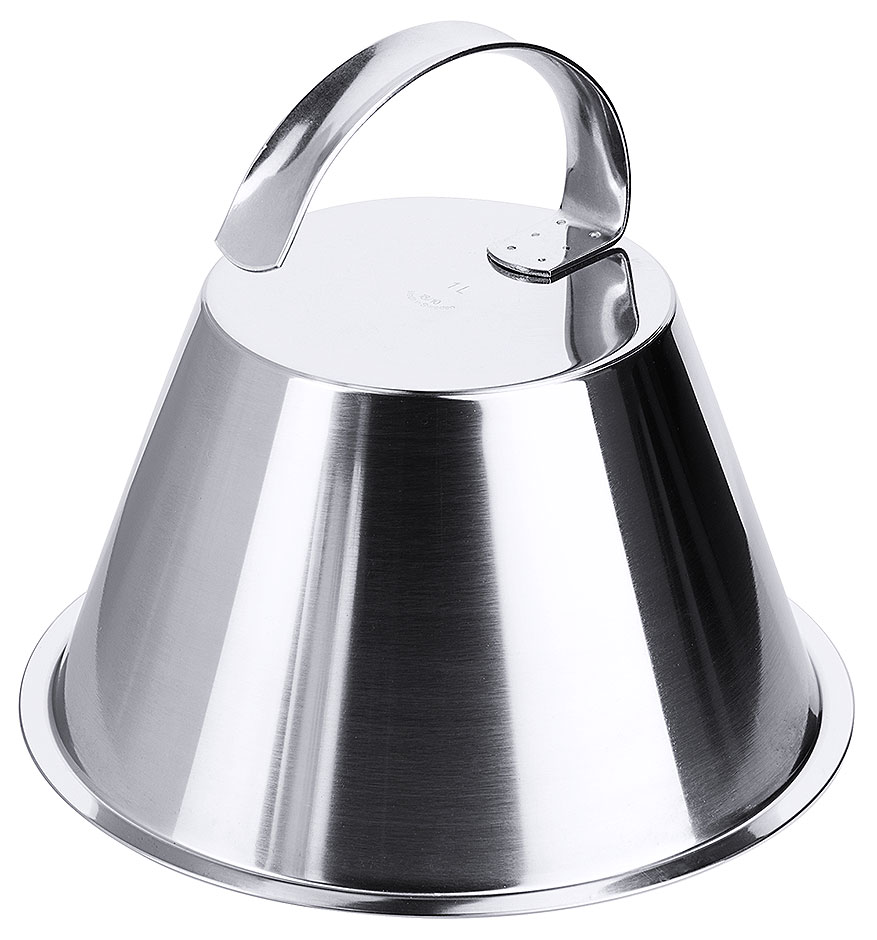 136064 Cloche für Burger Burgerglocke 15 x H: 9 cm mit Griff 18/10
