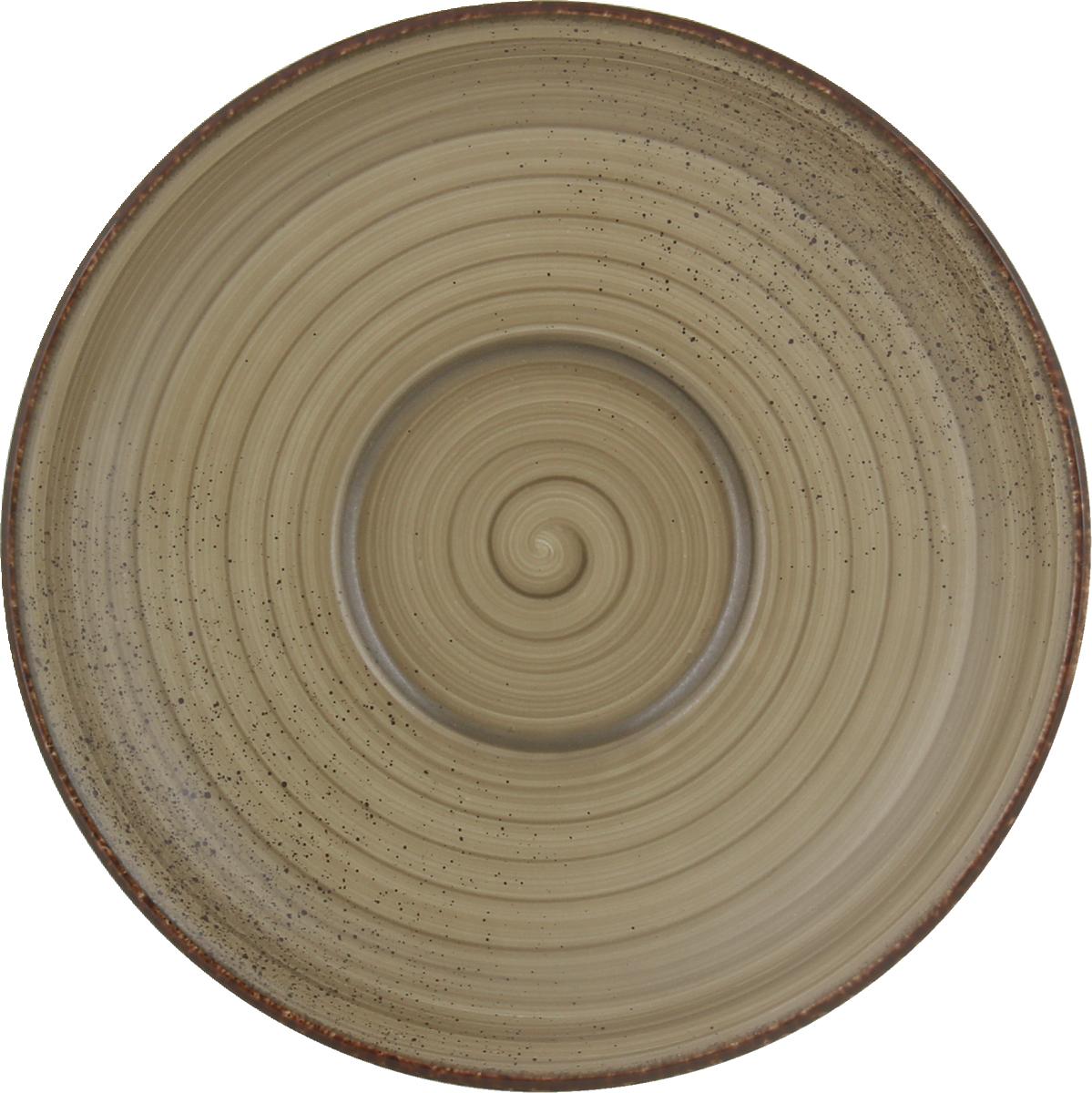 Kombi-Untertasse rund 16cm MODERN RUSTIC wood Kombi-Untertasse rund 16cm MODERN RUSTIC wood