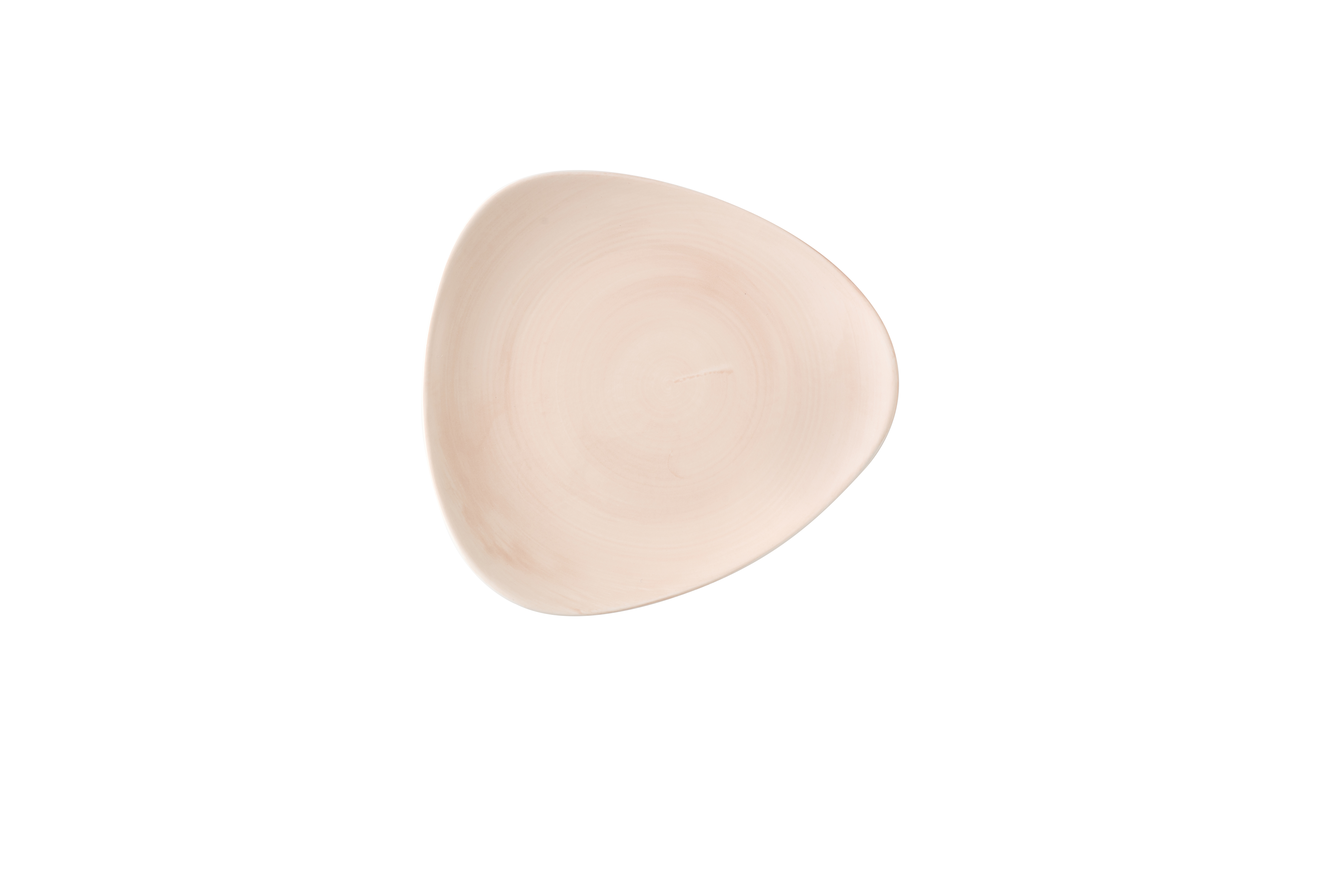 Teller flach dreieckig 22,9cm STONECAST CANVAS coral Teller flach dreieckig 22,9cm STONECAST CANVAS coral