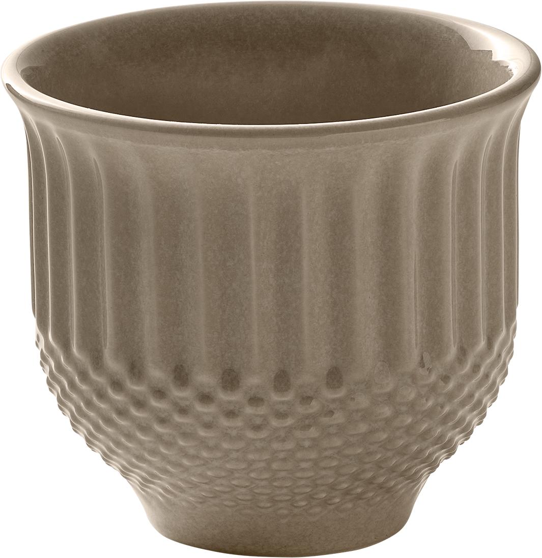 Kaffeebecher Relief almond 0,30l PINE Kaffeebecher Relief almond 0,30l PINE