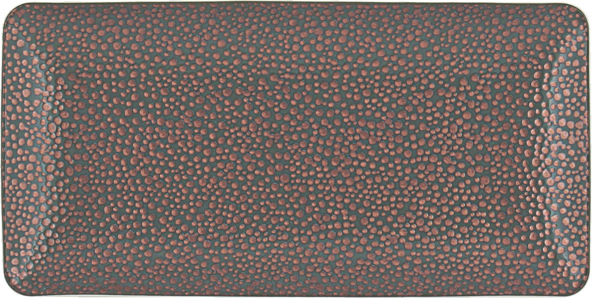 Platte rechteckig coup 18x9cm PURITY PEARLS METALL copper Platte rechteckig coup 18x9cm PURITY PEARLS METALL copper