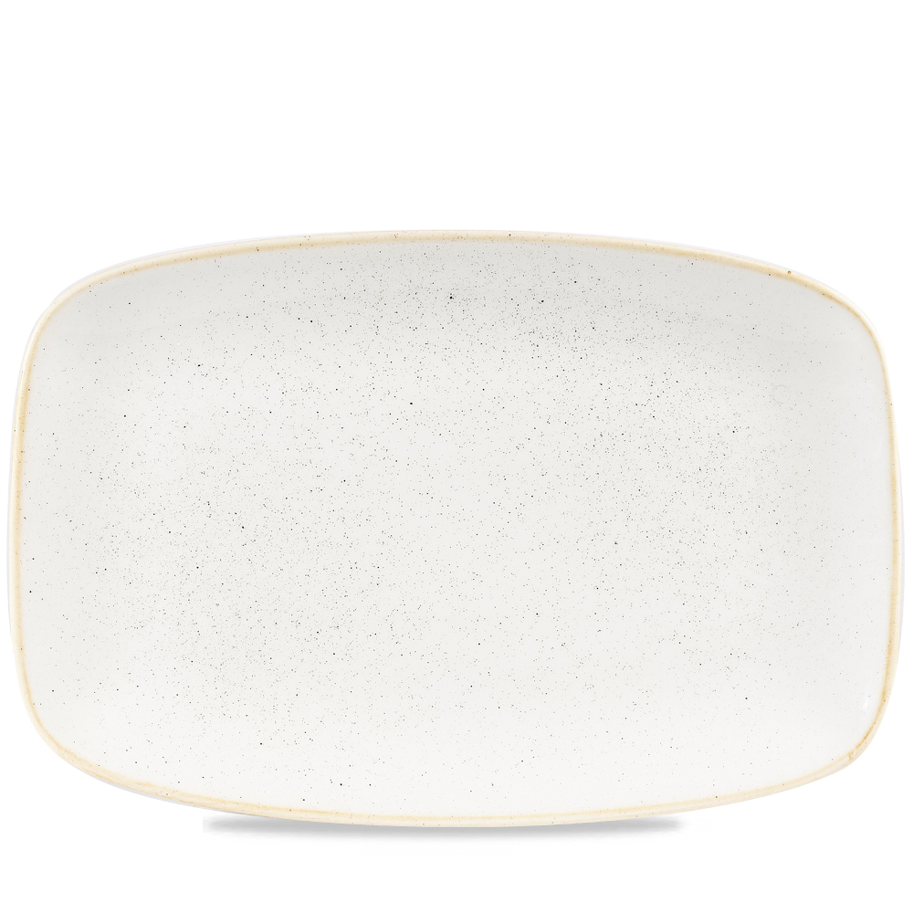 Platte eckig 35,5x24,5cm STONECAST barley white