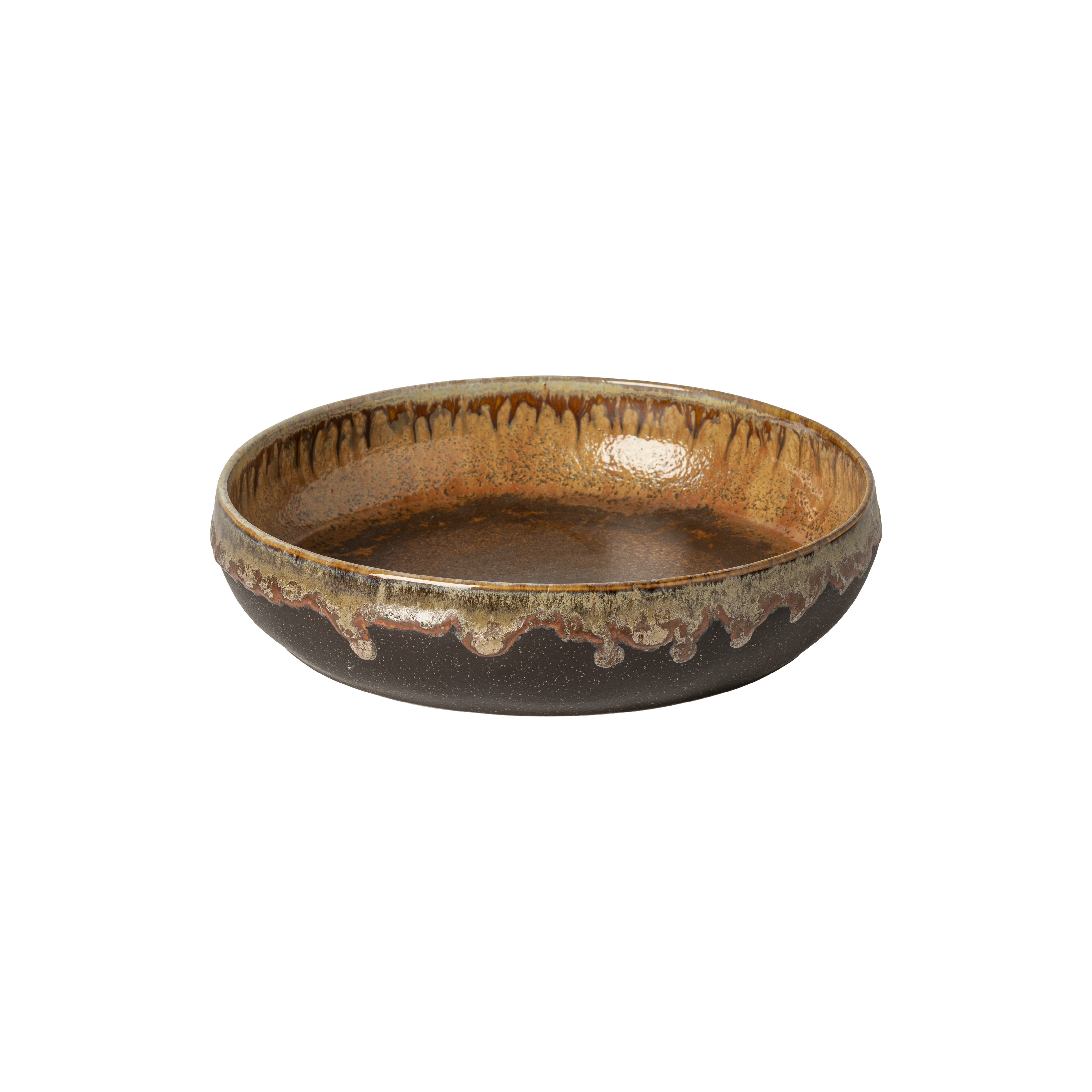 Schale 22cm POTERIE mocha-latte
