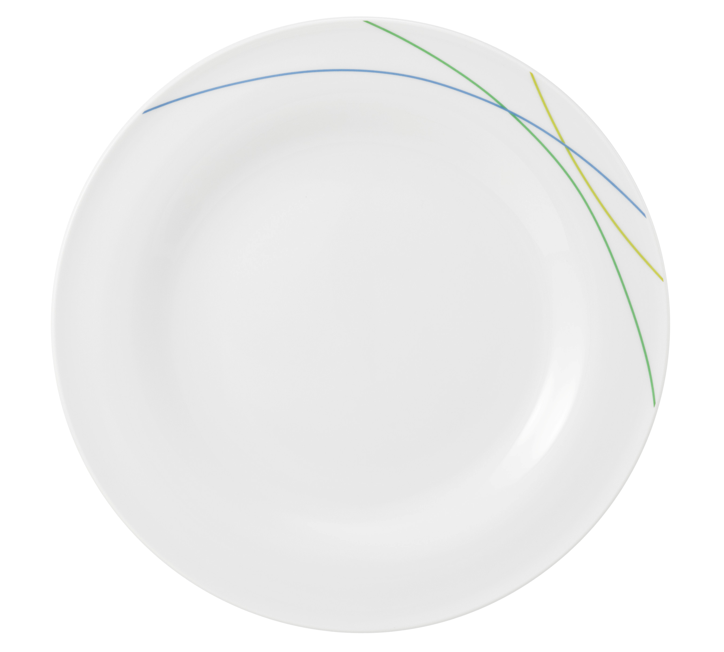 Teller rund flach 28cm COMMUNITY green line Teller rund flach 28cm COMMUNITY green line