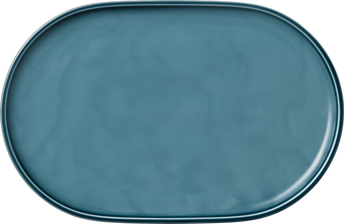 Platte oval coup 36x24cm COMPANION PETROL Platte oval coup 36x24cm COMPANION PETROL