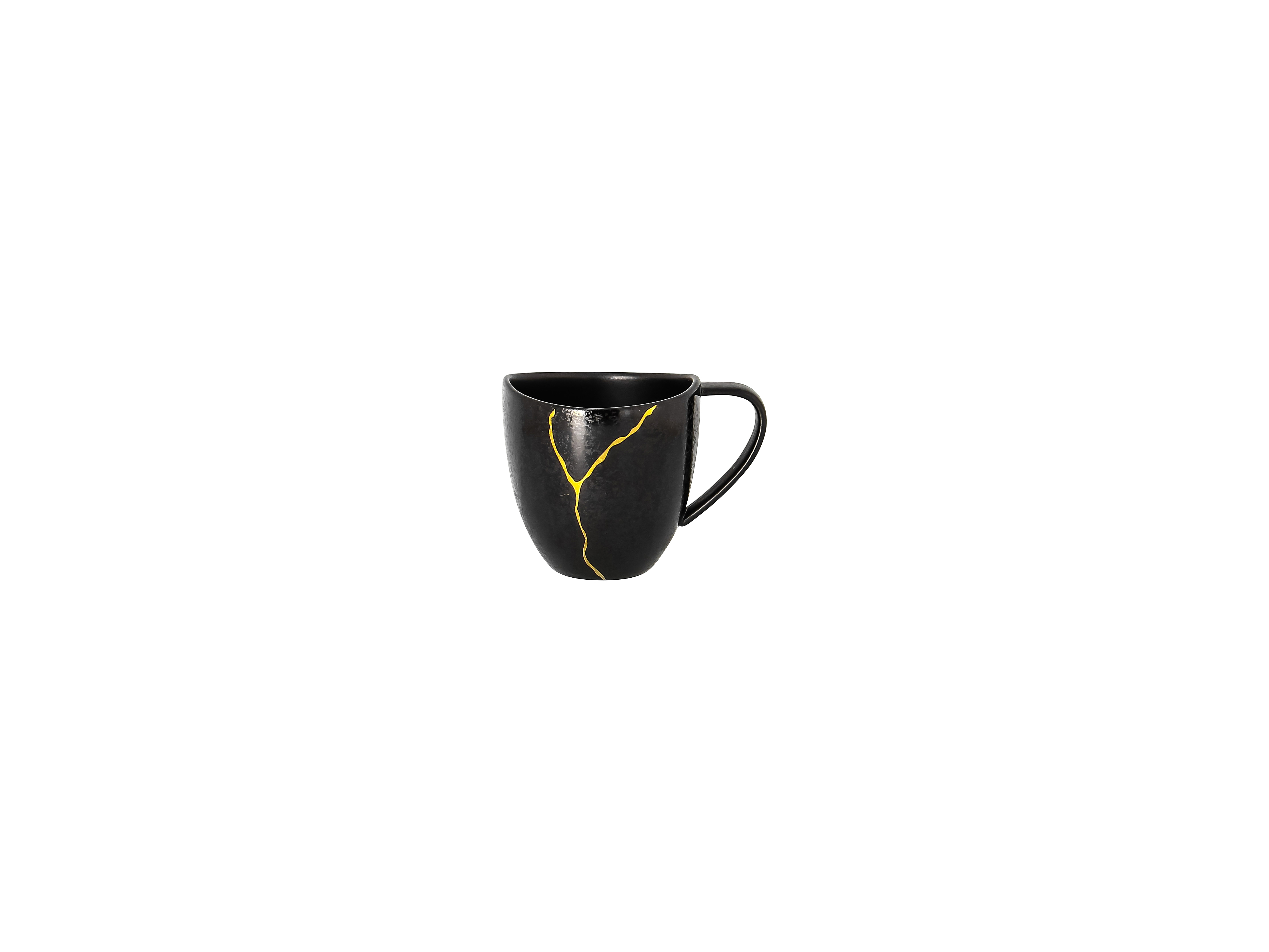 Kaffeetasse FUSION KINTZOO schwarz-gold