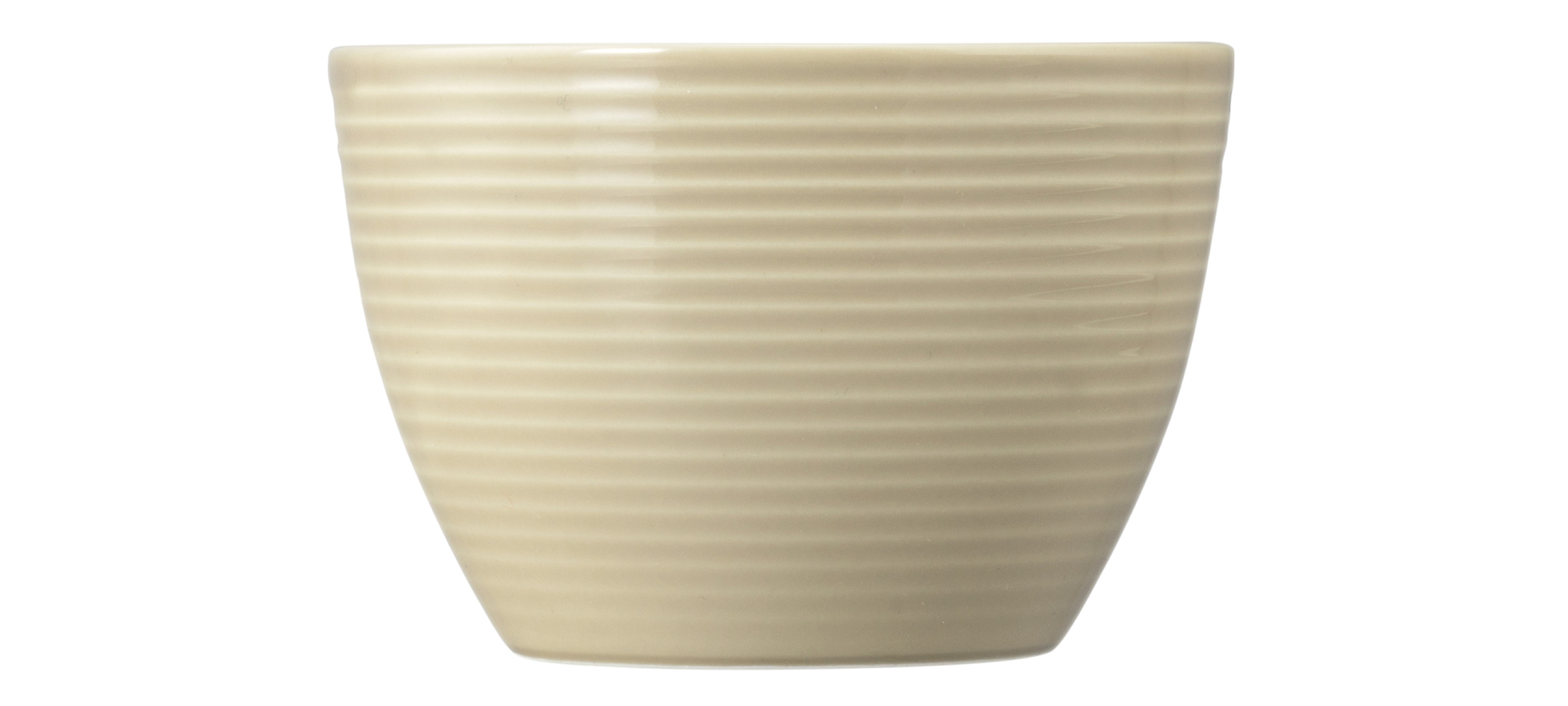 Zuckerdosen-Unterteil rund mit Relief 0,27l m.Relief BEAT sandbeige Zuckerdosen-Unterteil rund mit Relief 0,27l m.Relief BEAT sandbeige