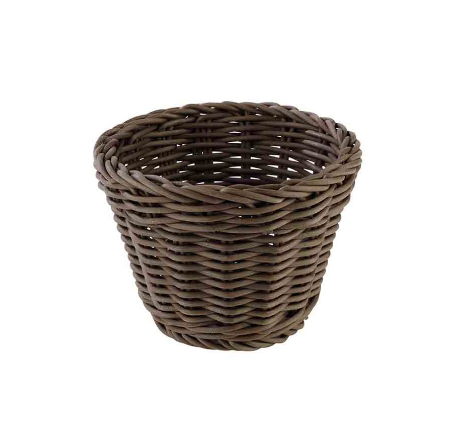 126667 Korb rund D:13cm H:10cm PROFI LINE braun