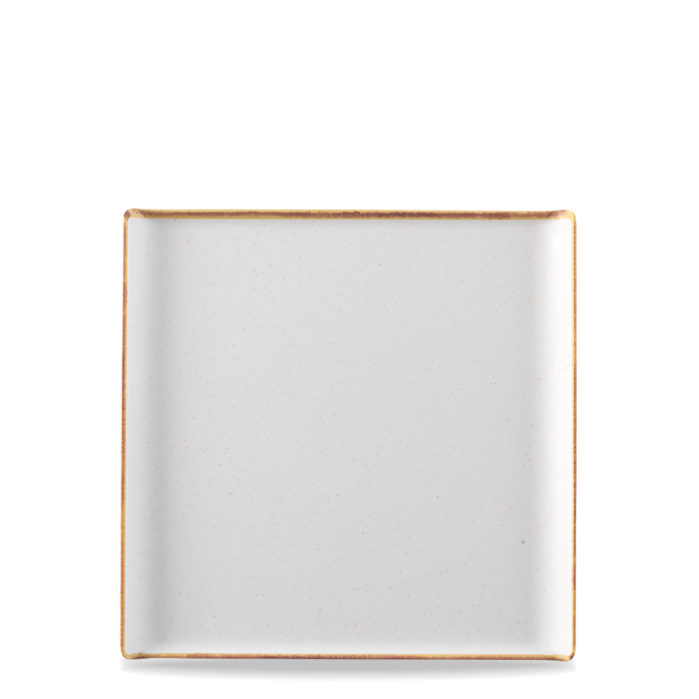 Square Buffet Tray  30,3cm STONECAST MELAMIN Barley White