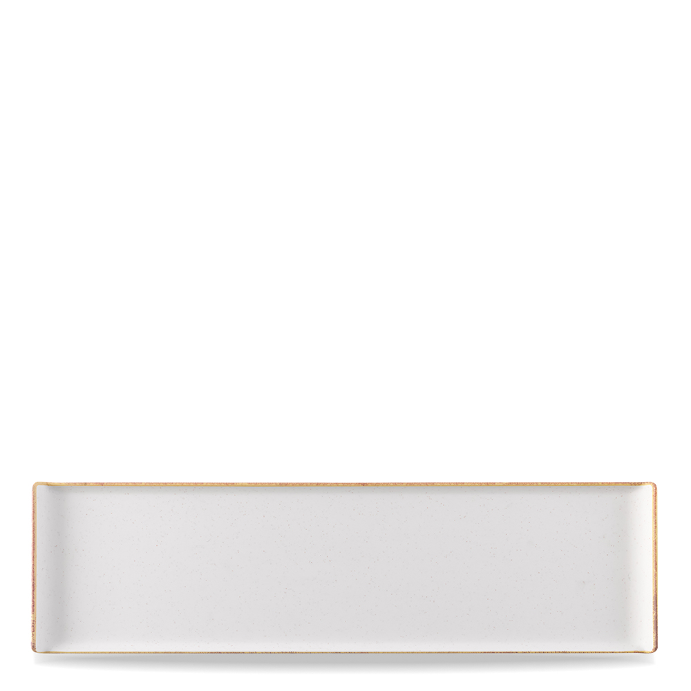 Tablett rechteckig  56cm STONECAST MELAMIN Barley White