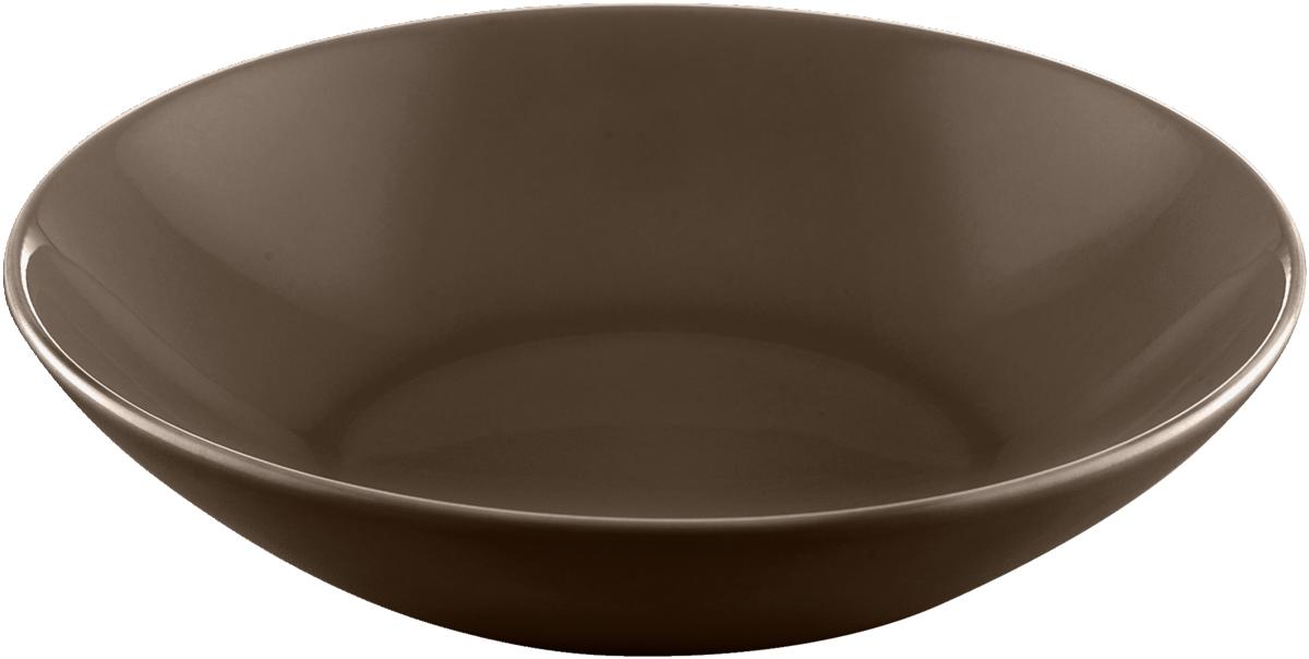 Teller tief rund coup 18cm SANDSTONE DARK BROWN UN Teller tief rund coup 18cm SANDSTONE DARK BROWN UN