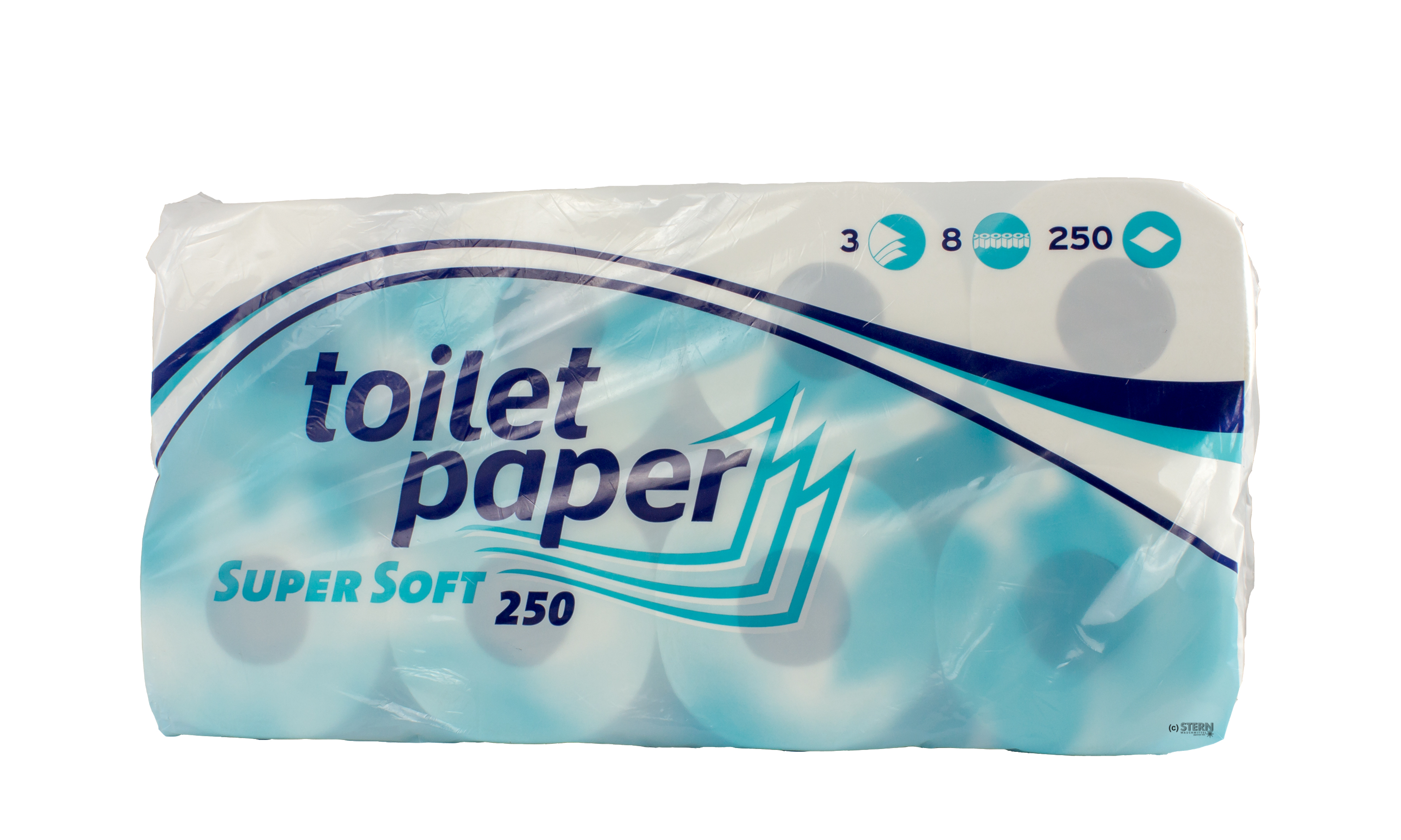 8 Rollen Toilettenpapier 3-lagig 240 Blatt weiß