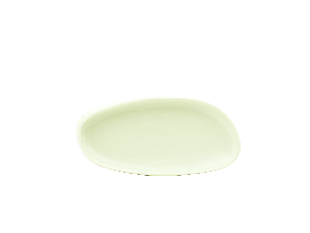 Platte coup oval 33x14cm WELLCOME creme