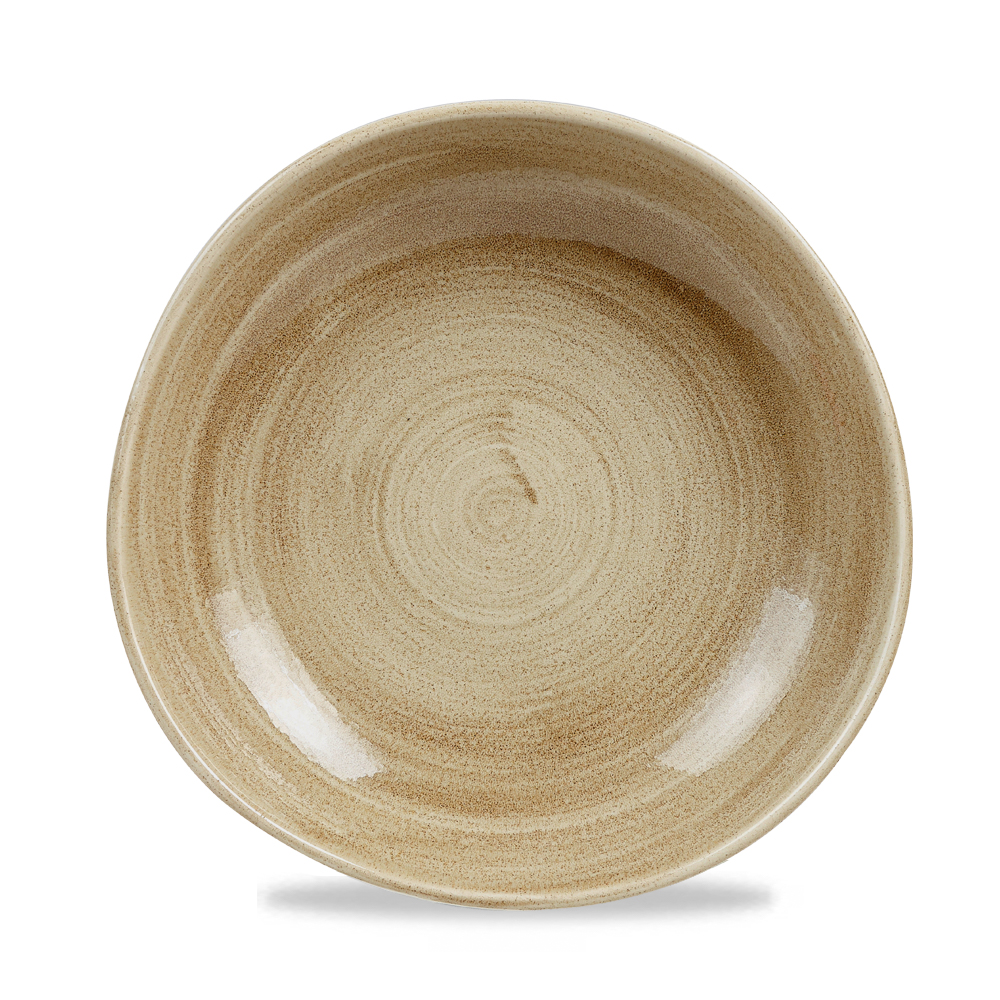 122835 Schale Organic 25cm STONECAST PATINA antique taupe