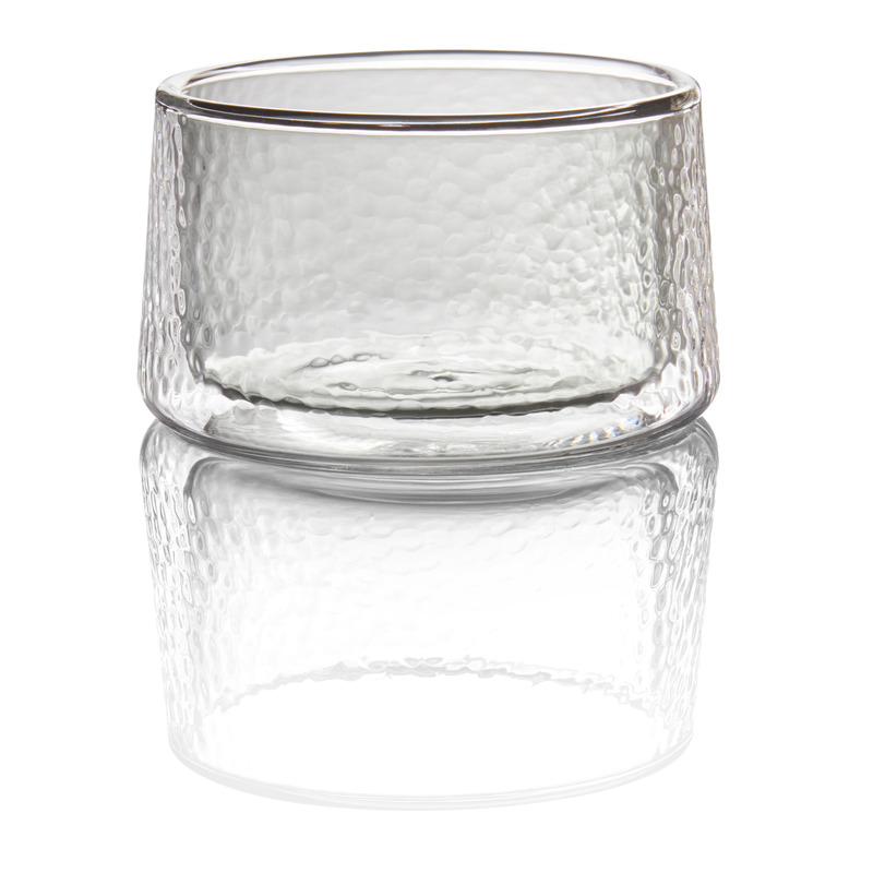 Glas doppelwandig Ø12cm H7cm STYLE LIGHTS rauch