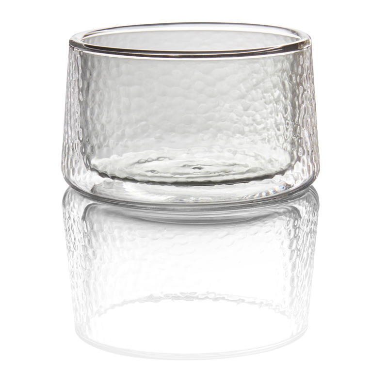 Glas doppelwandig Ø12cm H7cm STYLE LIGHTS rauch Glas doppelwandig Ø12cm H7cm STYLE LIGHTS rauch