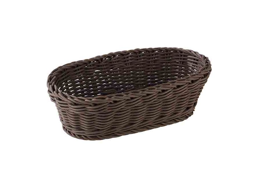 126382 Baguette Korb oval 28x16cm H:8cm PROFI LINE braun