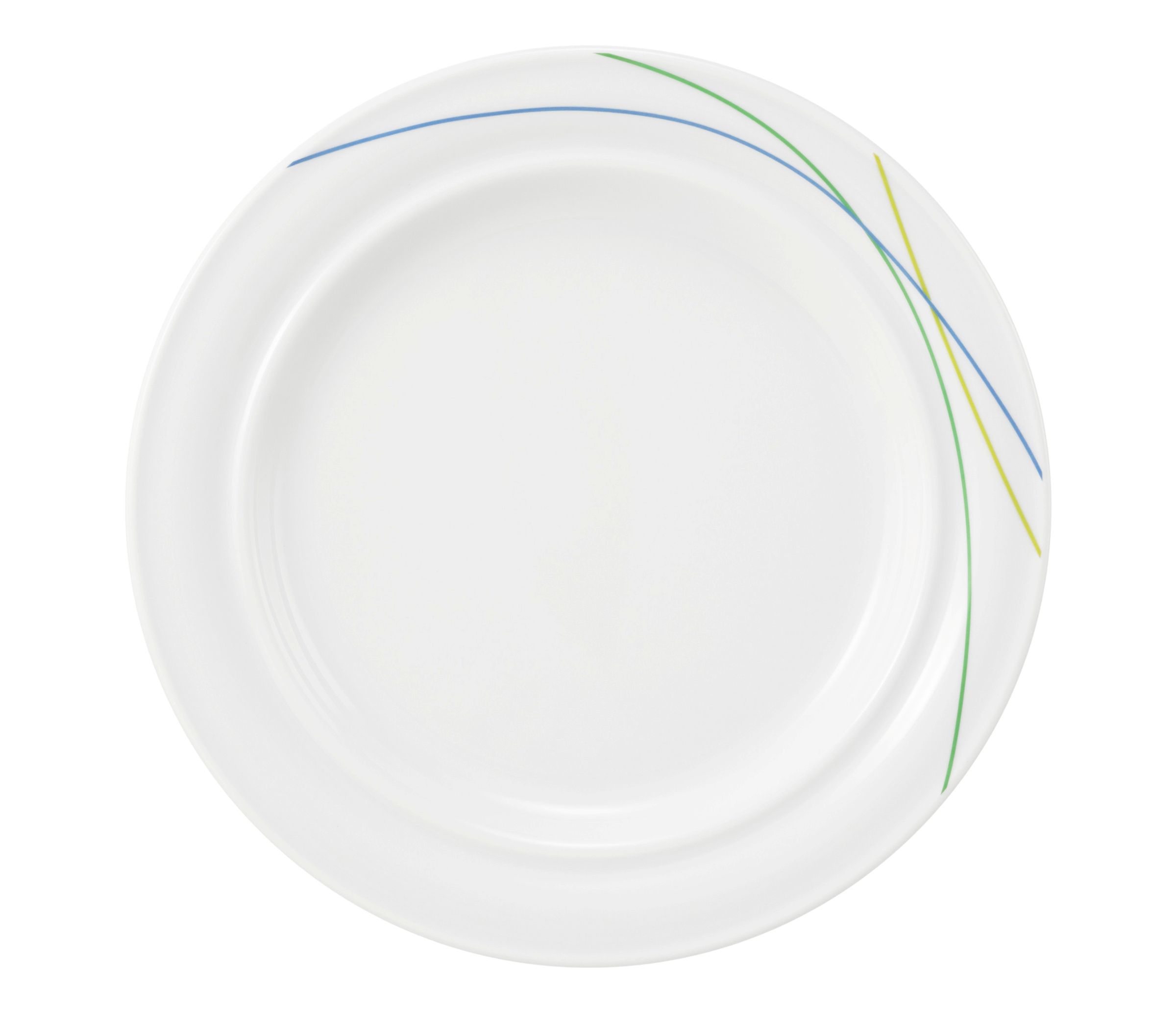 Teller rund flach 23cm Fahne COMMUNITY green line Teller rund flach 23cm Fahne COMMUNITY green line