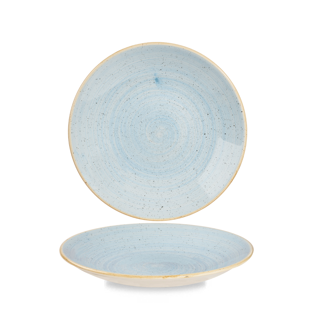 Teller tief coup 25,5cm STONECAST duck egg blue