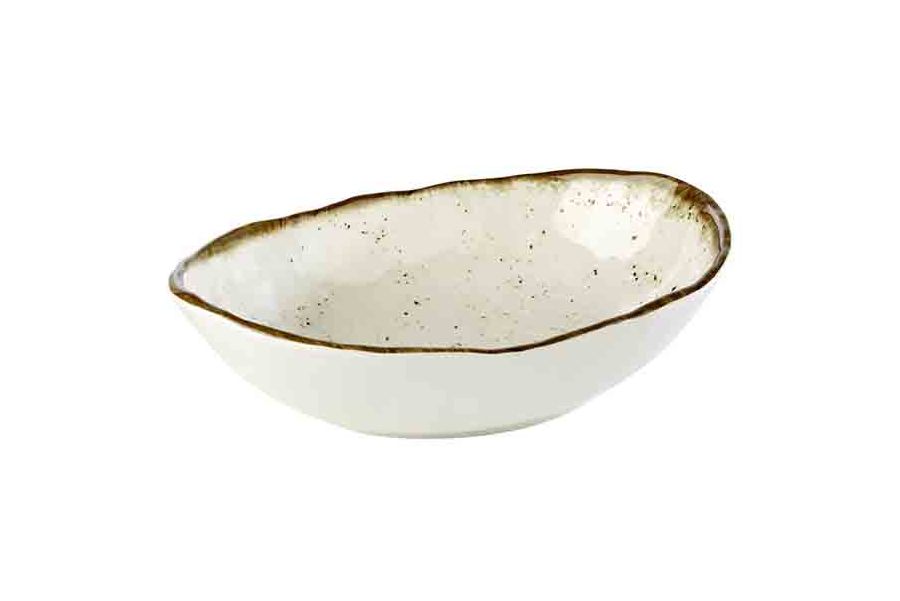 126853 Schale STONE ART 28,5x21cm H:7,5cm oval
