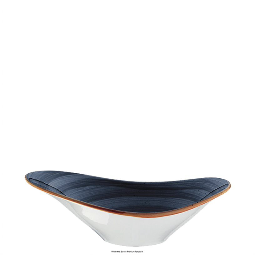 144210 Schale 27x19cm AURA DUSK STREAM