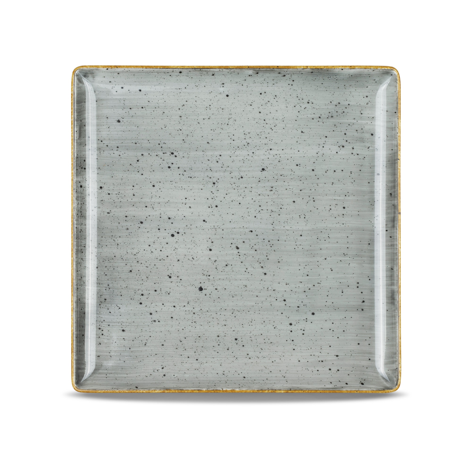 156731 Teller flach eckig 17x17cm CLASSIC dusty grey