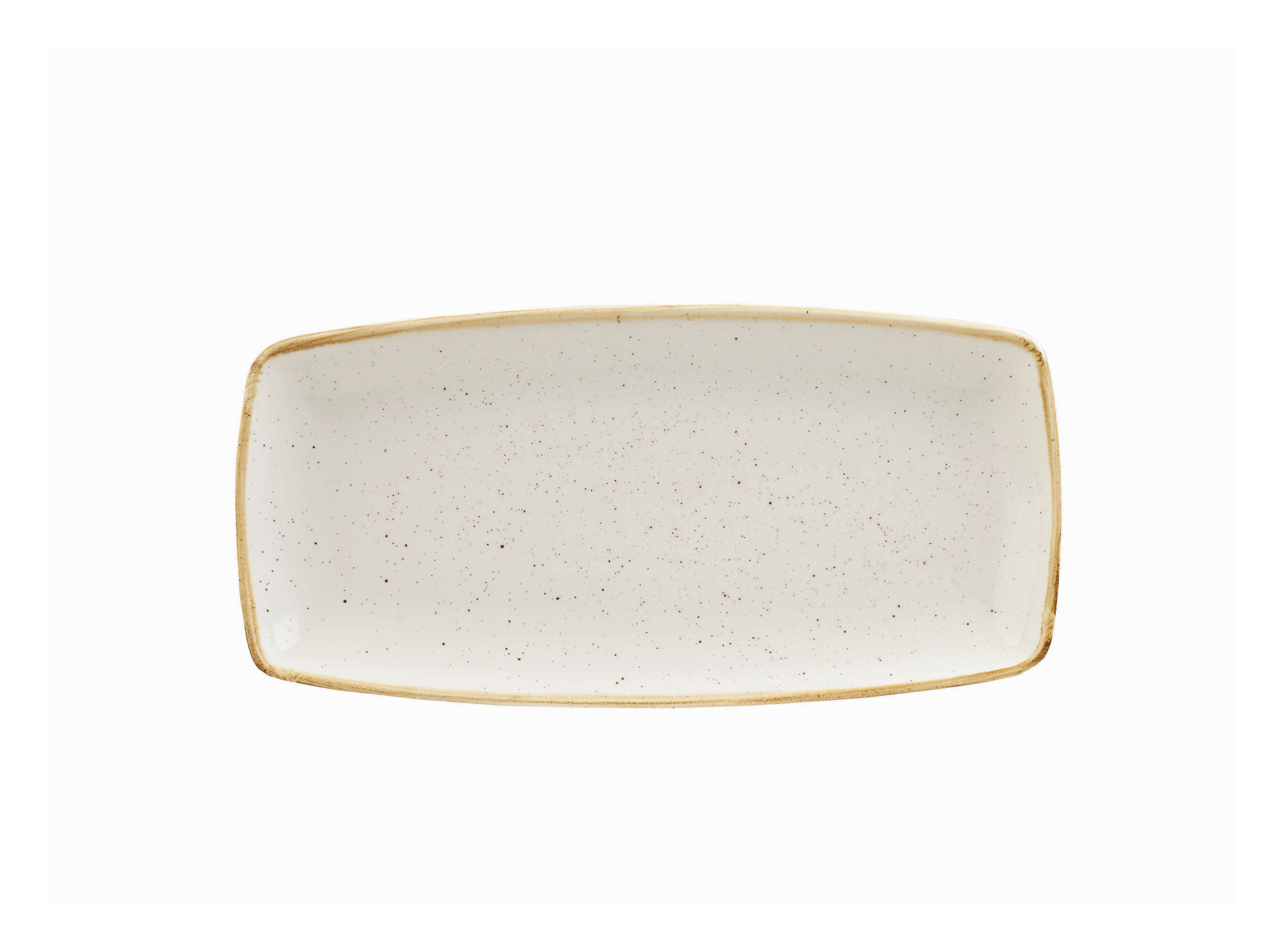 20701 Platte eckig 29,5x15cm STONECAST barley white