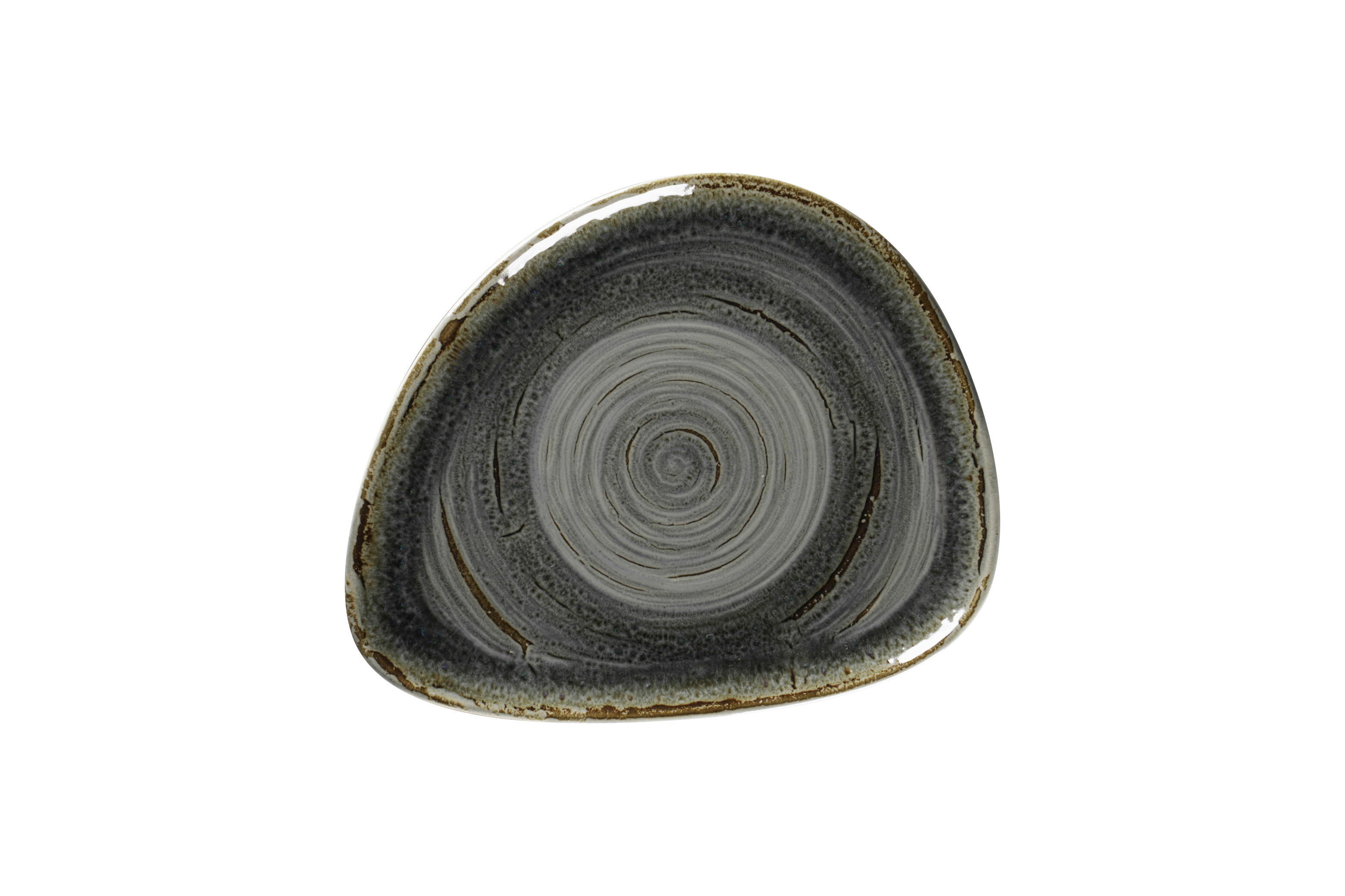 159520 Teller organisch 24x19,5cm RAKSTONE SPOT peridot green