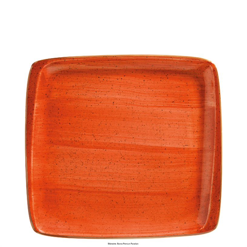 Platte 27 x 25cm AURA TERRACOTTA MOOVE