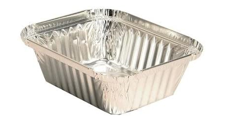 84818 100 Stück Aluschalen 145x120x41mm