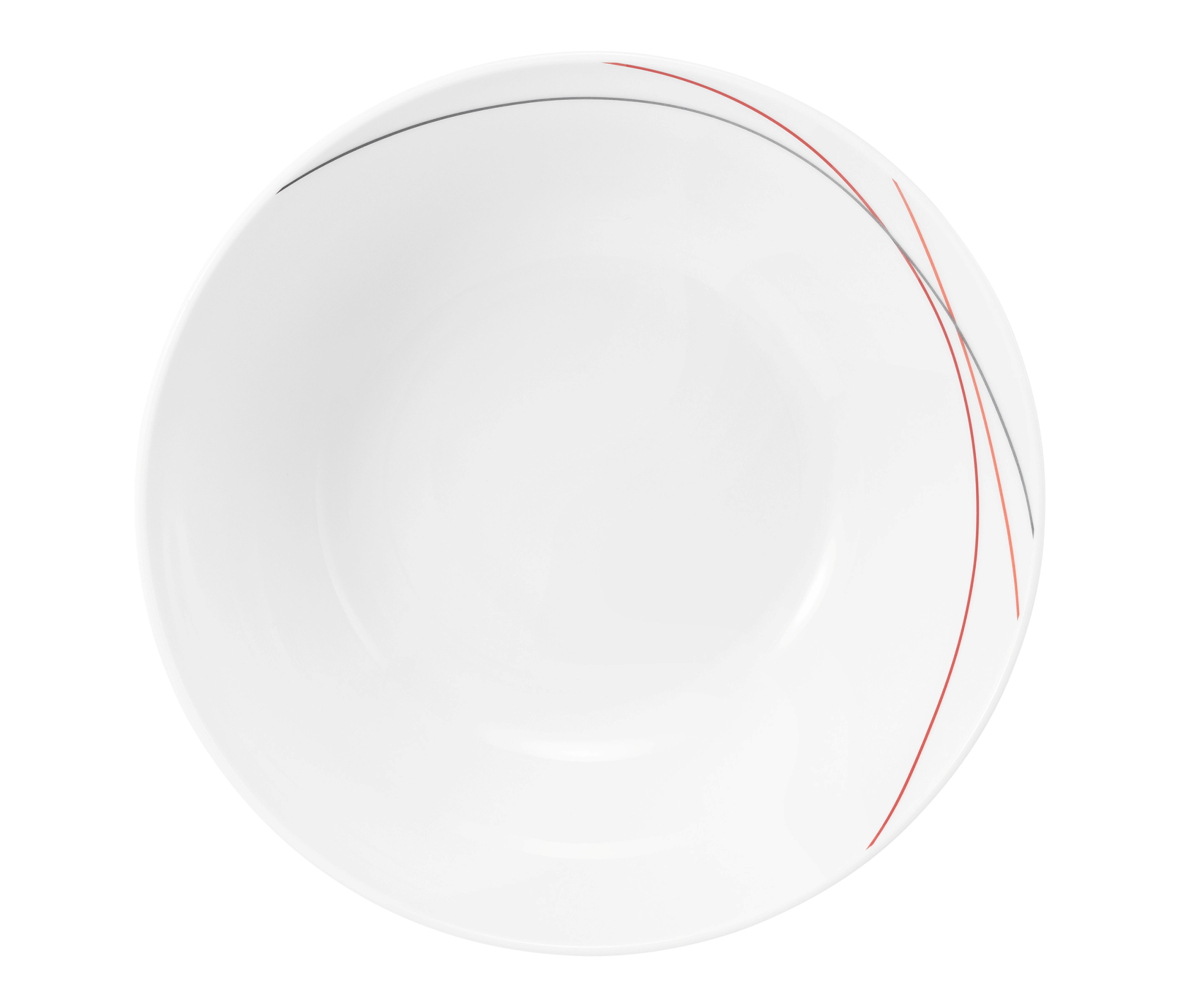 Schale rund rund 24cm COMMUNITY red line