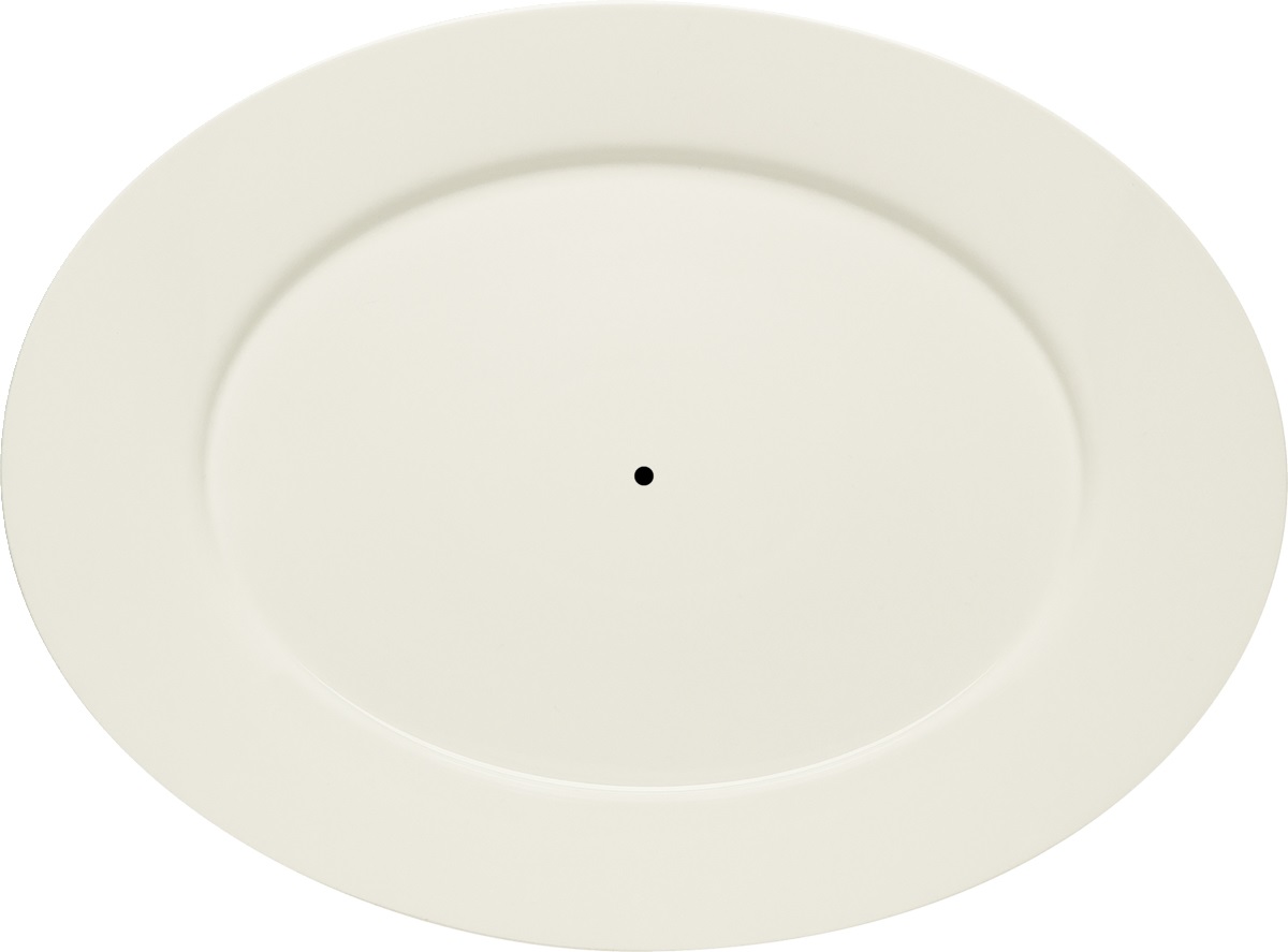 Etageren-Platte 33cm Platte oval Fahne 33cm PURITY