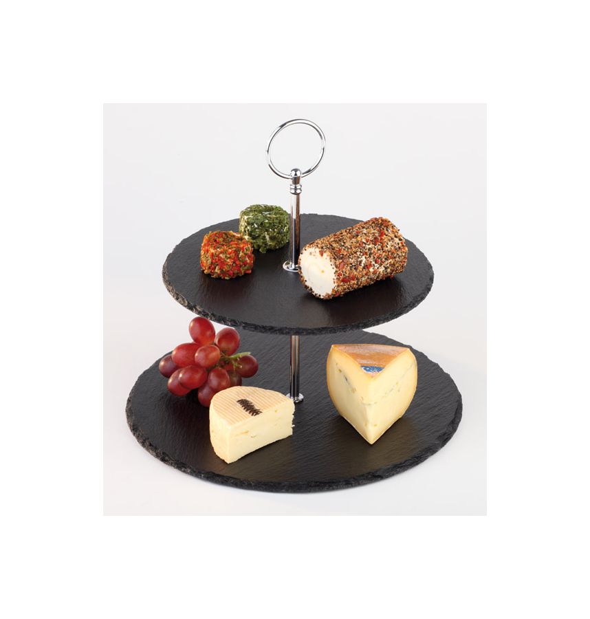 91931 Etagére 2-stufige D:25 / 20cm H:24cm