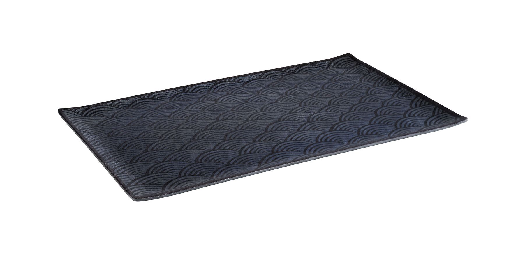 140721 GN 1/1 Tablett DARK WAVE 53 x 32,5 cm, H: 2 cm