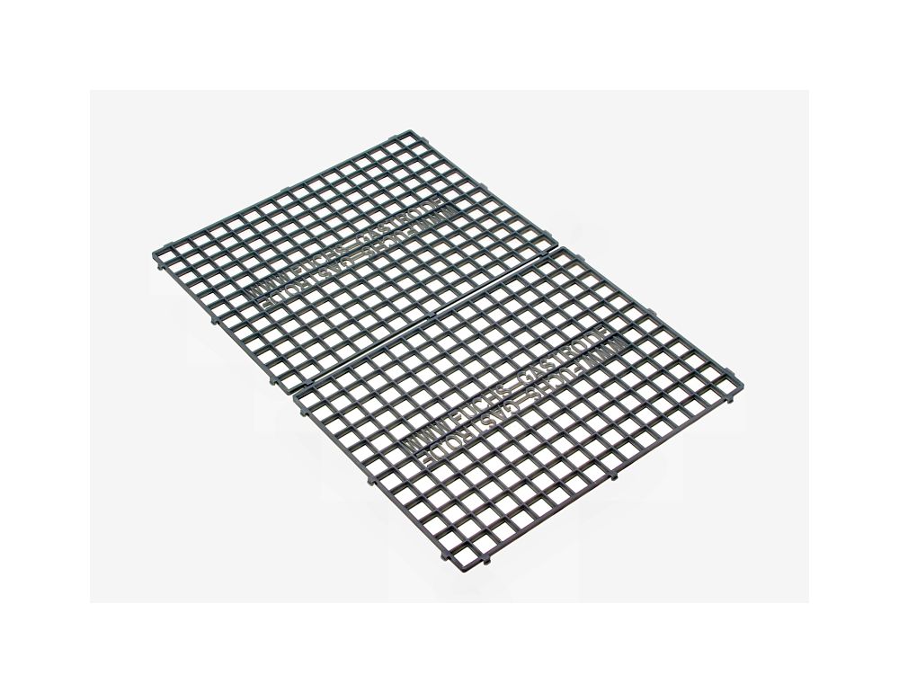 99676 2 St.Abtropfmatte 40x30cm grau MATL