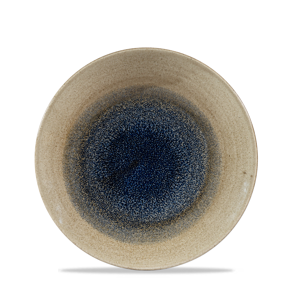 155367 Teller tief coup 22cm STONECAST AQUEOUS bayou