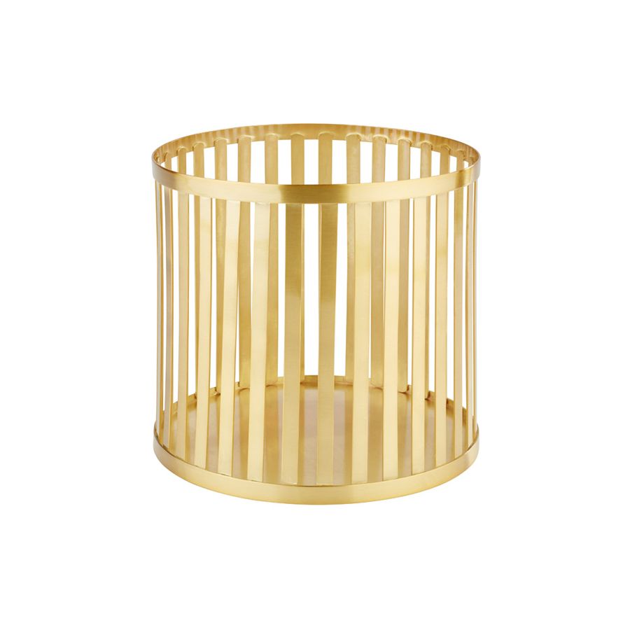 19883 Buffetständer BASKETS D:21cm H:20cm gold-look