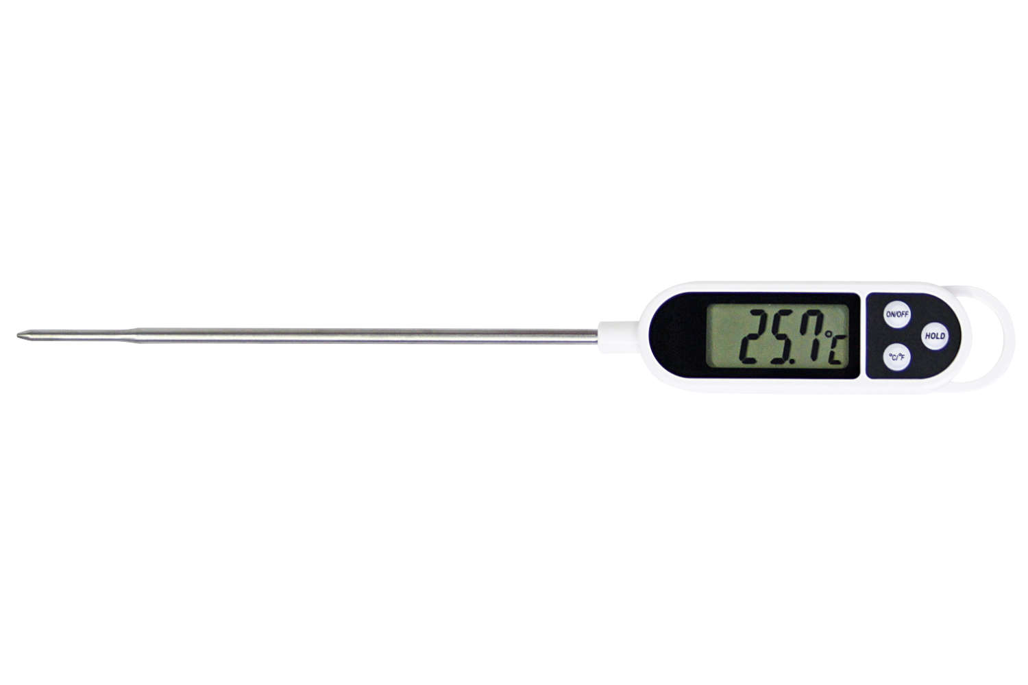 Einstich-Thermometer -50-+300°C 24cm lang
