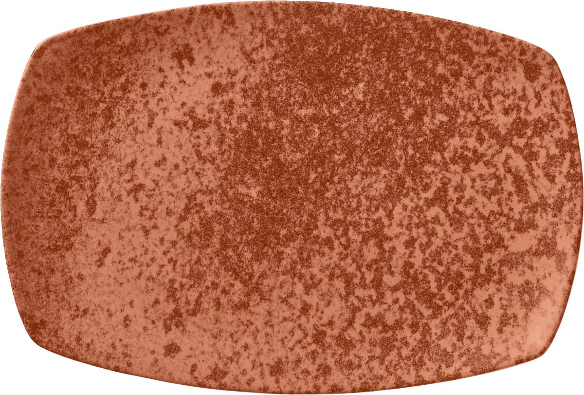 Platte rechteckig coup 36x23cm SANDSTONE ORANGE