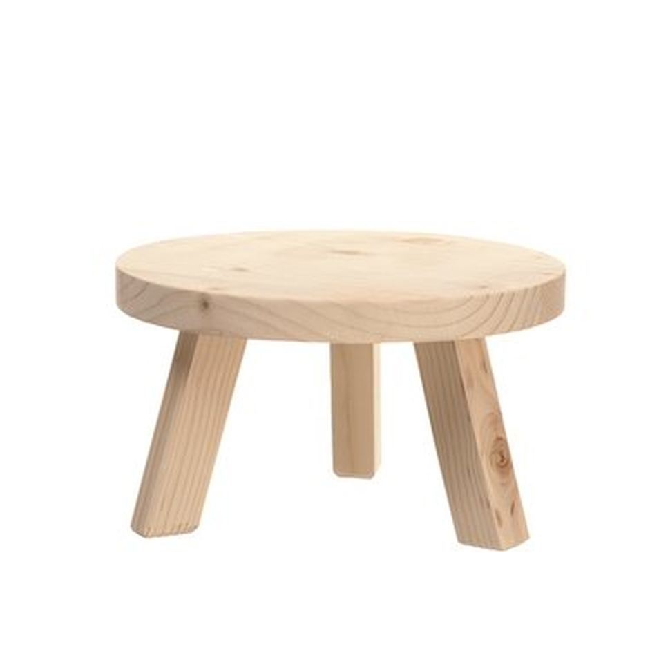133562 Getränkespendersockel H12cm Ø19cm HOLZ