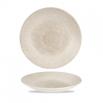 144714 Teller tief coup 25,5cm RAKU agate grey
