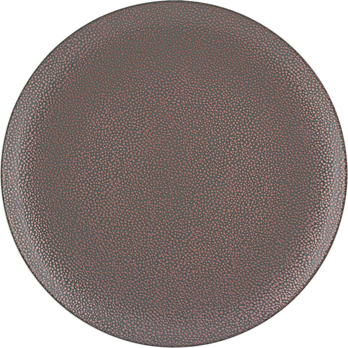 Teller flach rund coup 24cm PURITY PEARLS METALLIC copper Teller flach rund coup 24cm PURITY PEARLS METALLIC copper