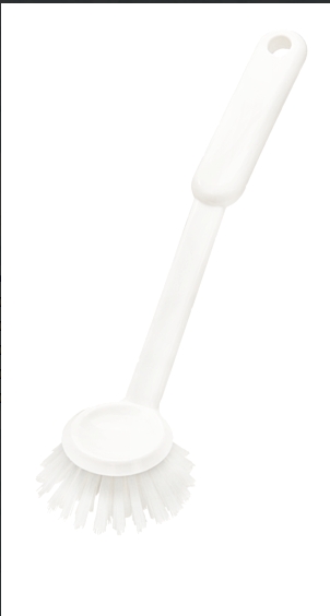 153754 Spülbürste rund Polyester transparent