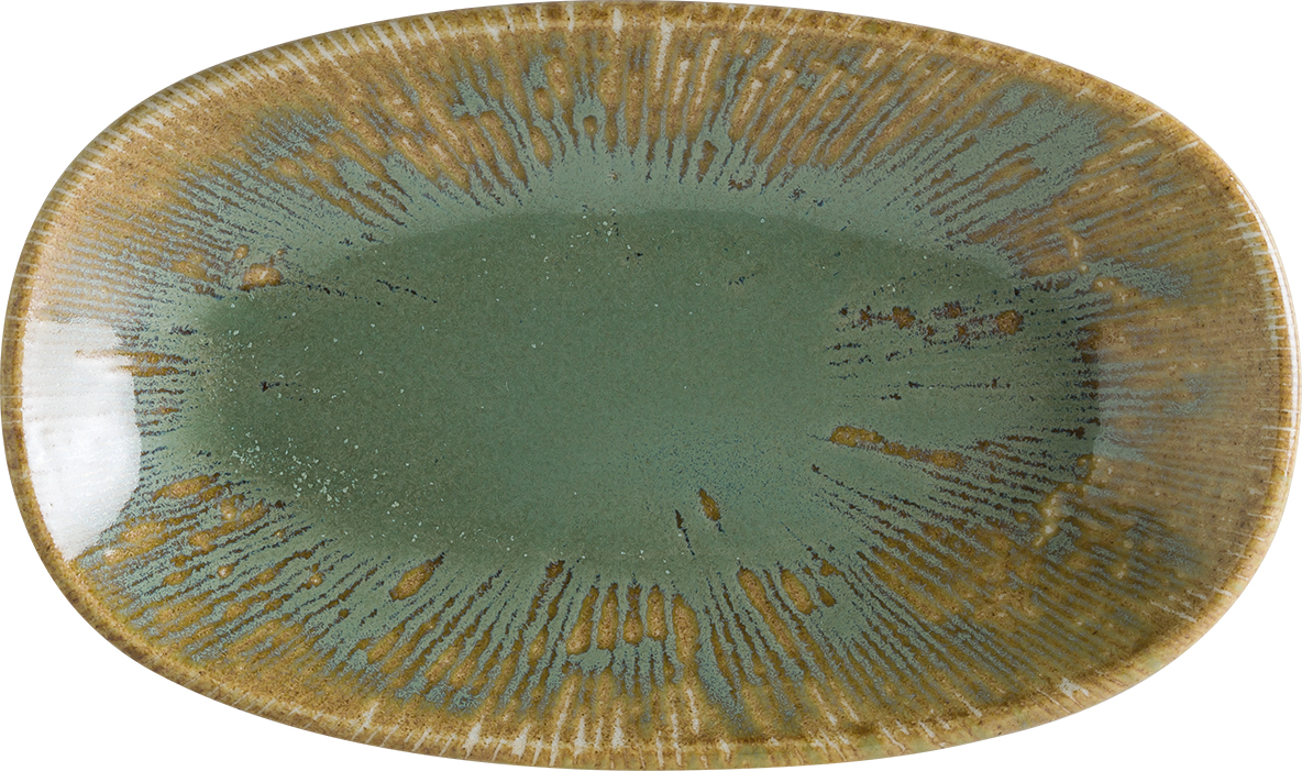 Platte oval 15x8,5cm SNELL SAGE