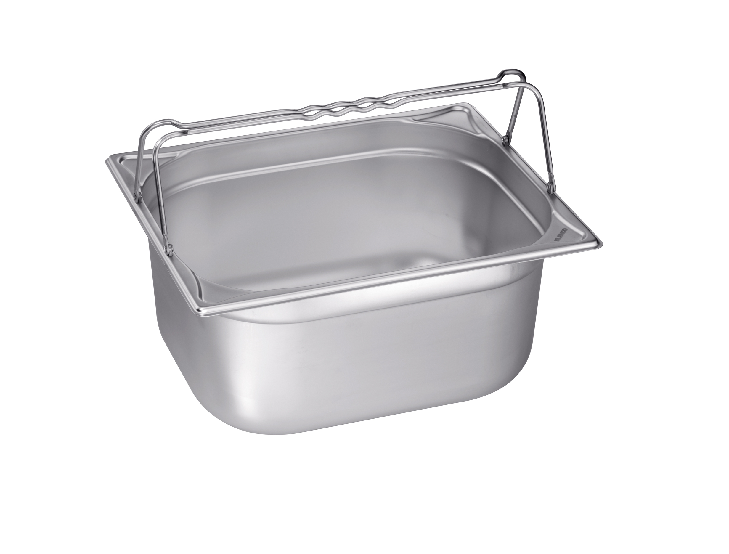 GN-Behälter 1/2-150 mit Bügelgriffen 18/10