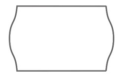 99092 Klebeetiketten 26x16mm weiß