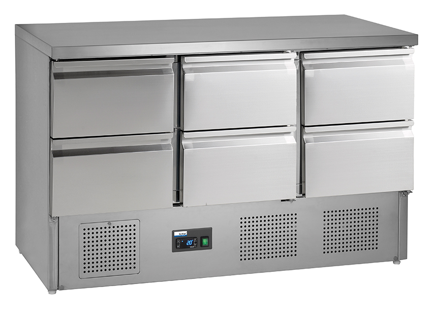 127188 Umluft-Universalkühltisch KT-13-6Z