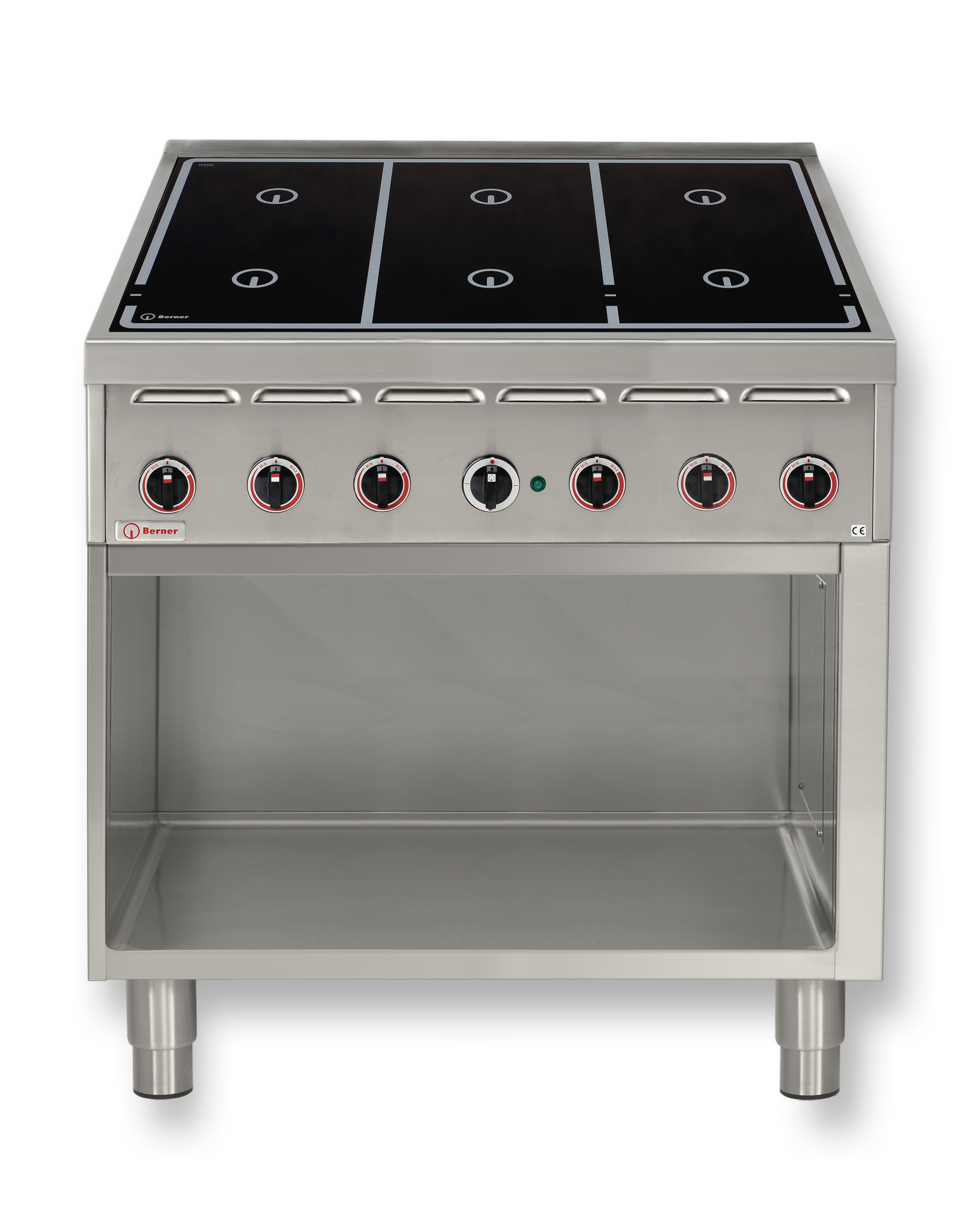 158813 Induktionsherd 6 Platten a 3,5kW mit Unterbau P-I