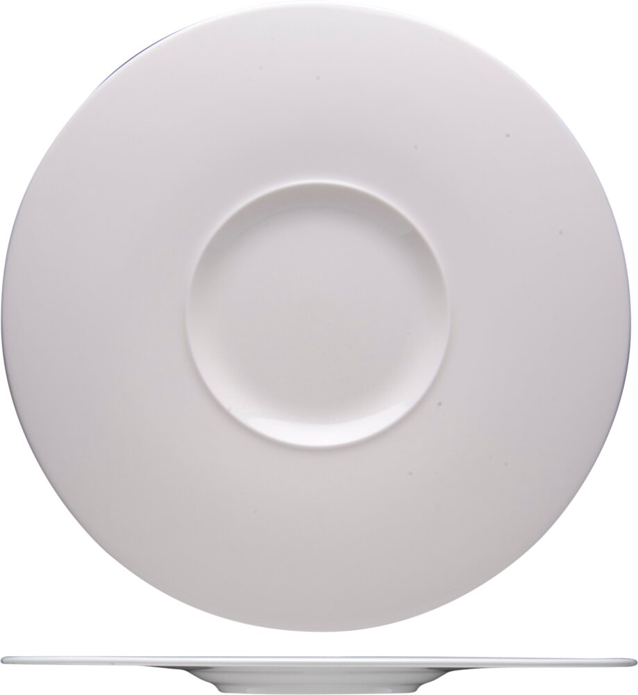 163606 Gourmetteller ultraflach Fahne 31cm SPECIALS