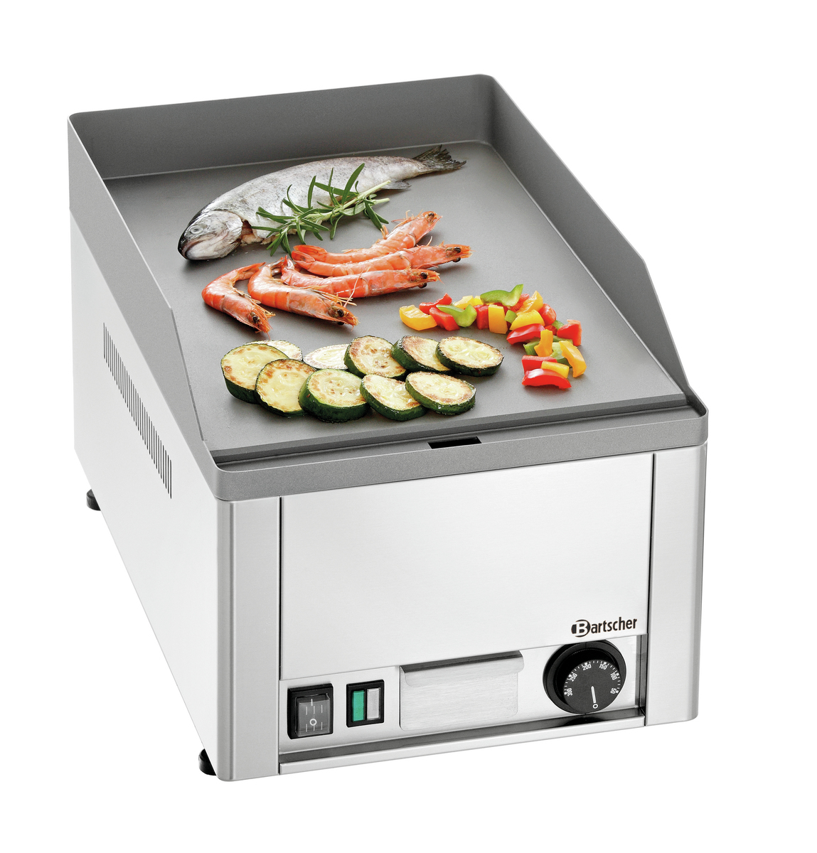 Elektro-Griddleplatte glatt 1 Zone Tischgerät 230 V